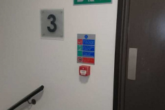 Fire alarm system Ludgate Hill, London