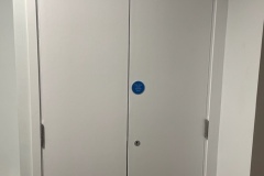 New fire-rated enclosure and fire door installation Purley, Surrey